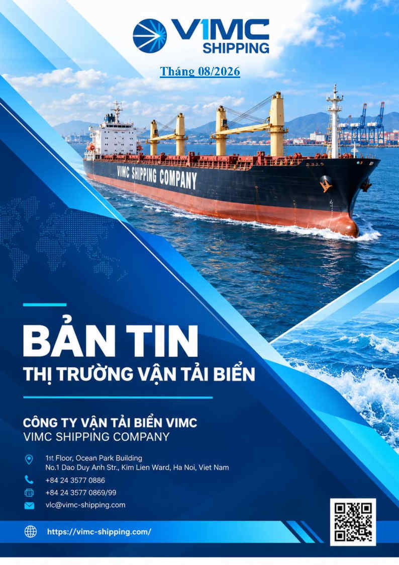 Bản tin thị trường vận tải biển tháng 9/2026